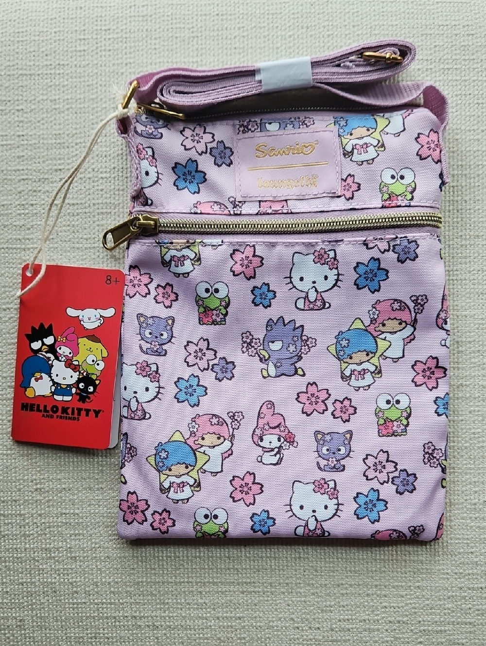 Loungefly Pink Hello Kitty & Friends Passport Bag